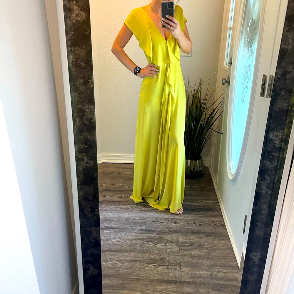 BCBG MacAzria Lime Green dress